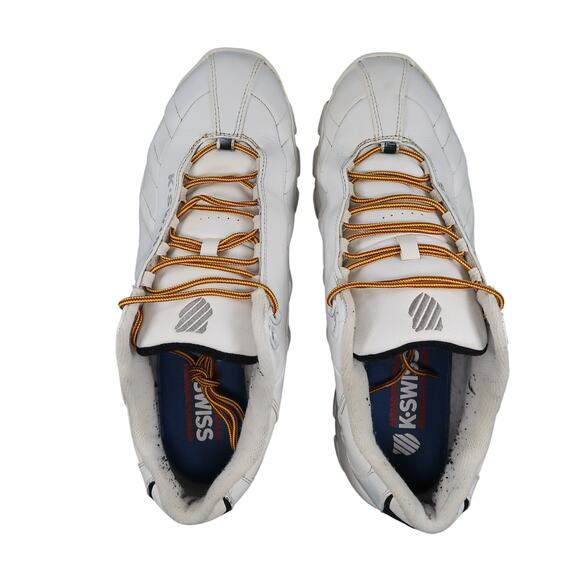 K Swiss Shoes Mens 12 Fashion Sneakers Casual Comfort White Lace Up Athletic Low main image 8